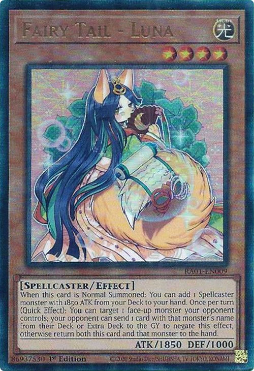 Fairy Tail - Luna [RA01-EN009] Prismatic Ultimate Rare | Galaxy Games LLC