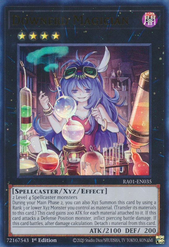 Downerd Magician [RA01-EN035] Ultra Rare | Galaxy Games LLC