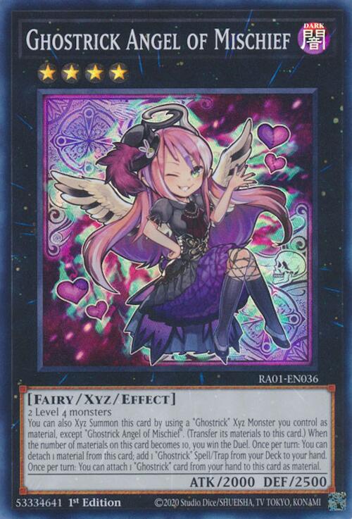 Ghostrick Angel of Mischief [RA01-EN036] Super Rare | Galaxy Games LLC