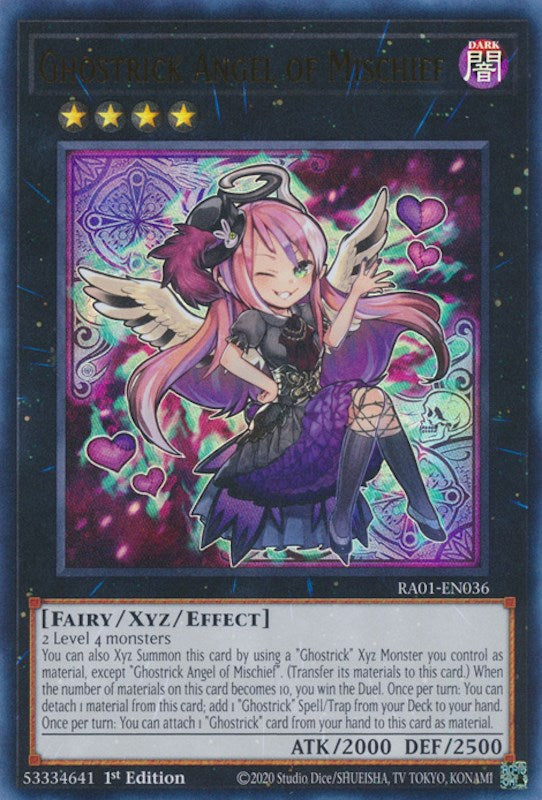 Ghostrick Angel of Mischief [RA01-EN036] Ultra Rare | Galaxy Games LLC