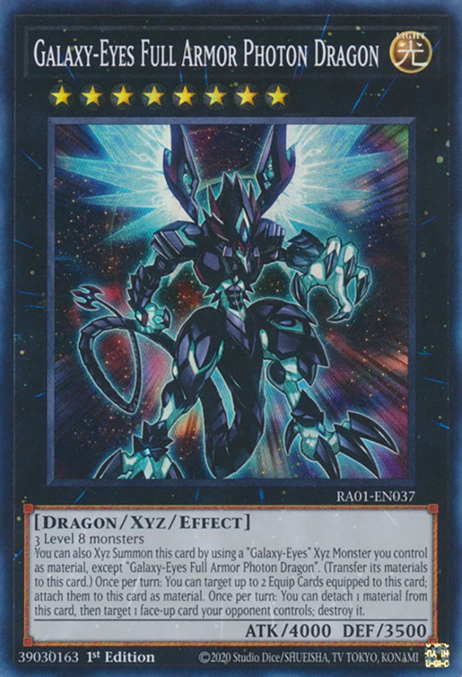 Galaxy-Eyes Full Armor Photon Dragon [RA01-EN037] Super Rare | Galaxy Games LLC