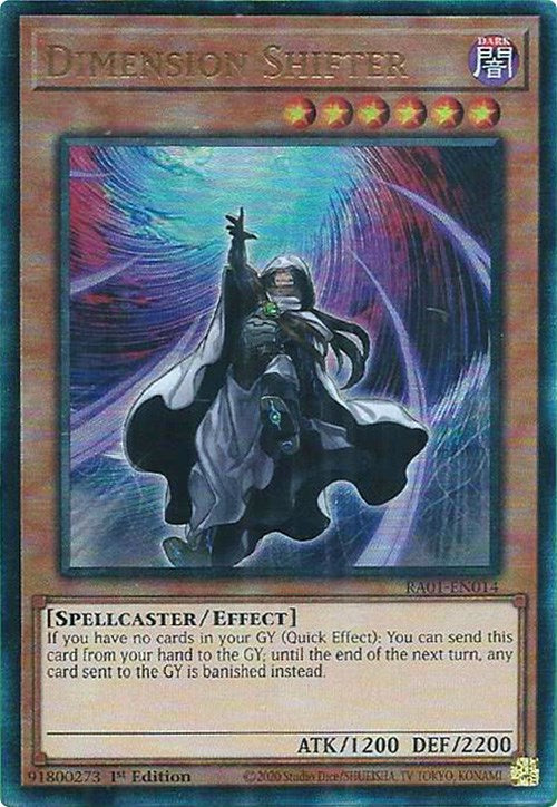 Dimension Shifter [RA01-EN014] Prismatic Ultimate Rare | Galaxy Games LLC