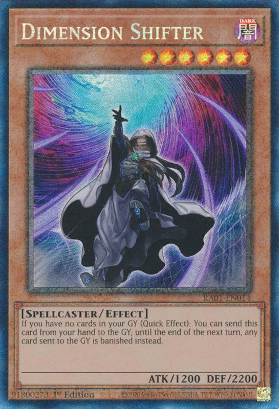 Dimension Shifter [RA01-EN014] Prismatic Collector's Rare | Galaxy Games LLC