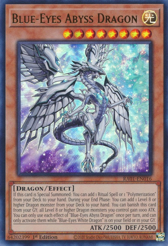 Blue-Eyes Abyss Dragon [RA01-EN016] Ultra Rare | Galaxy Games LLC