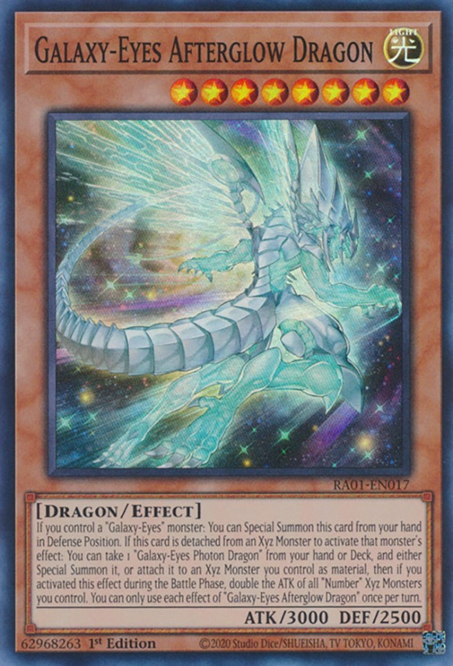 Galaxy-Eyes Afterglow Dragon [RA01-EN017] Super Rare | Galaxy Games LLC