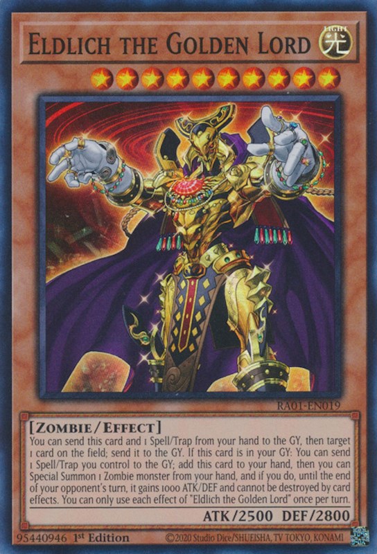 Eldlich the Golden Lord [RA01-EN019] Super Rare | Galaxy Games LLC