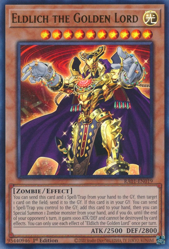 Eldlich the Golden Lord [RA01-EN019] Ultra Rare | Galaxy Games LLC