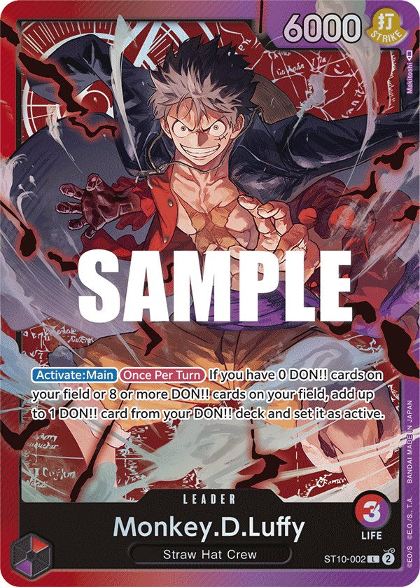 Monkey.D.Luffy [Ultra Deck - The Three Captains] | Galaxy Games LLC
