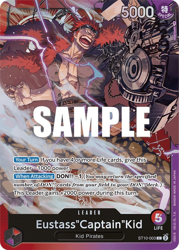 Eustass"Captain"Kid [Ultra Deck - The Three Captains] | Galaxy Games LLC