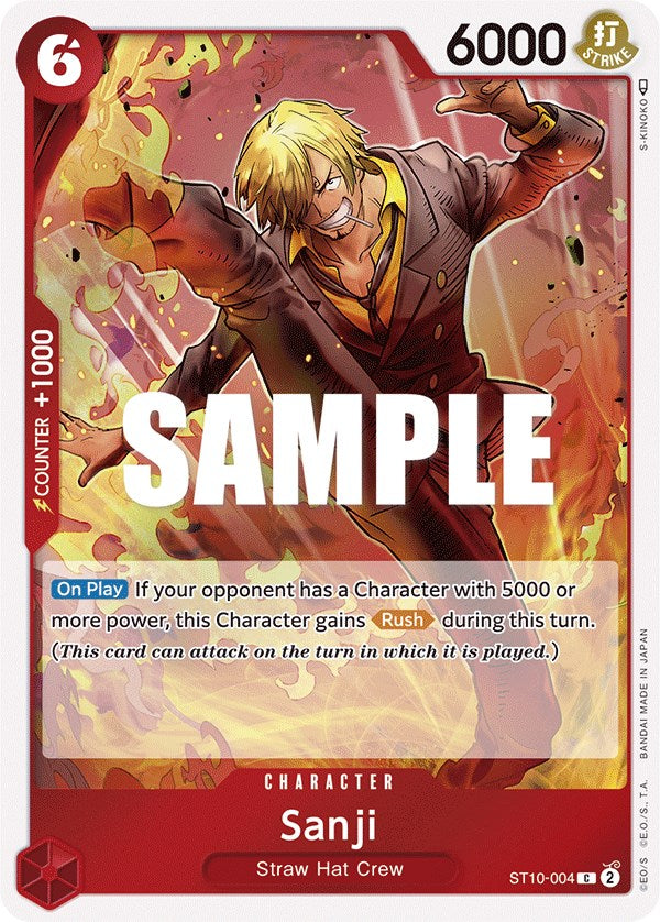 Sanji [Ultra Deck - The Three Captains] | Galaxy Games LLC