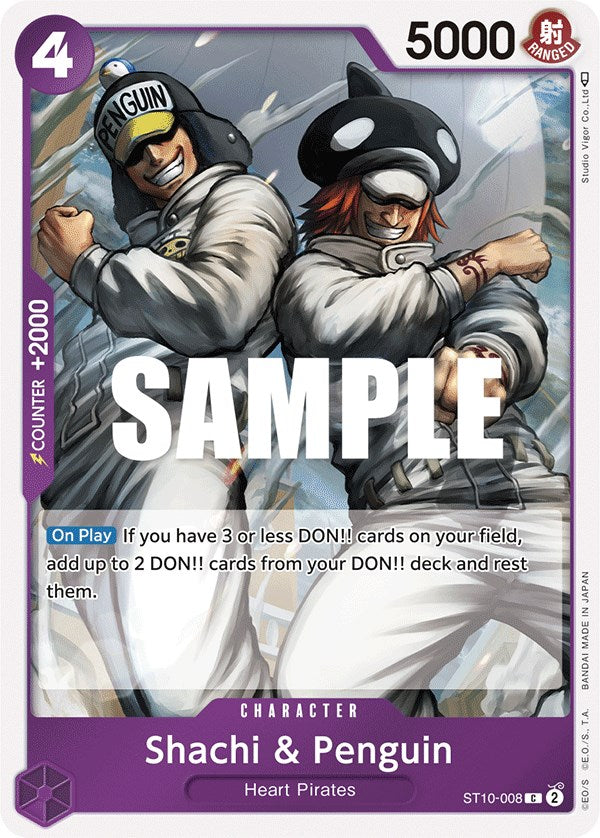 Shachi & Penguin [Ultra Deck - The Three Captains] | Galaxy Games LLC