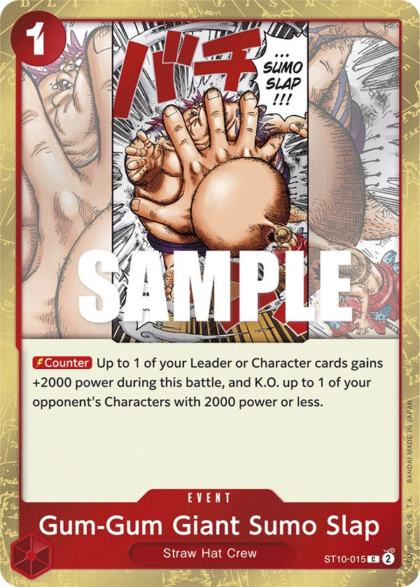 Gum-Gum Giant Sumo Slap [Ultra Deck - The Three Captains] | Galaxy Games LLC