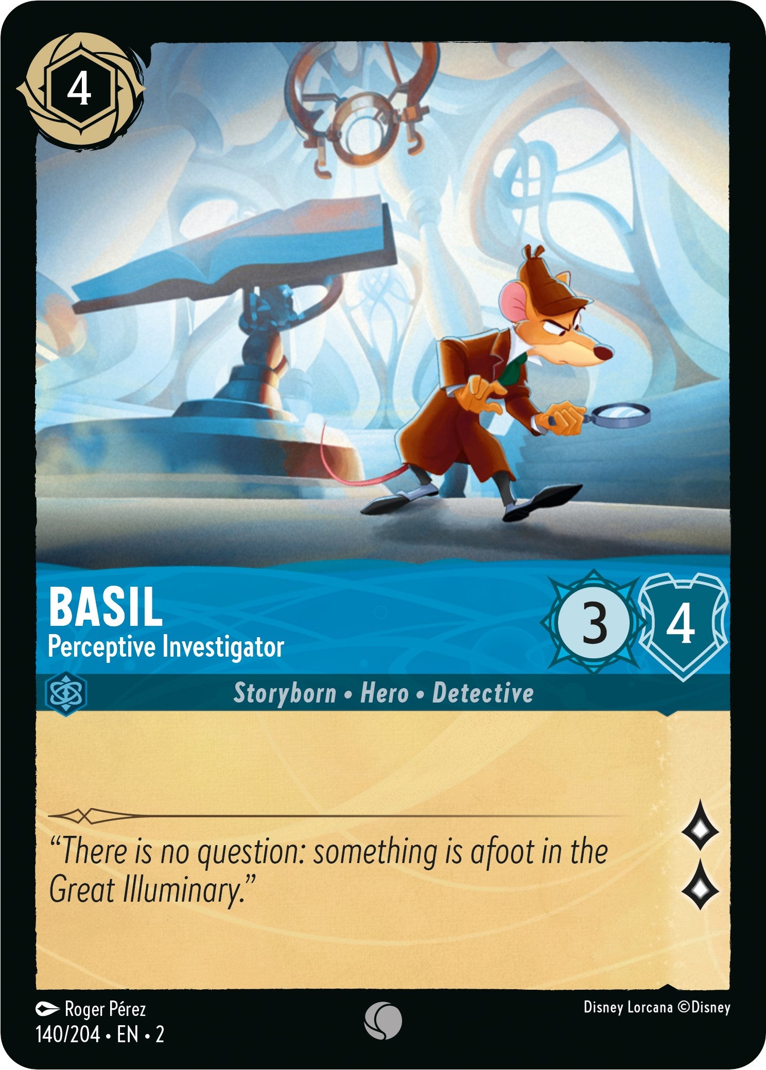 Basil - Perceptive Investigator (140/204) [Rise of the Floodborn] | Galaxy Games LLC