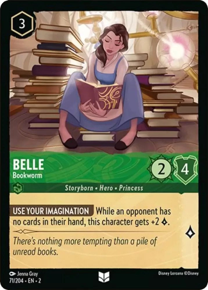 Belle - Bookworm (71/204) [Rise of the Floodborn] | Galaxy Games LLC