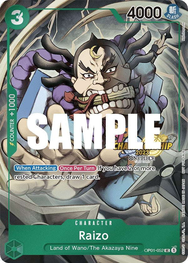Raizo (CS 2023 Event Pack) [One Piece Promotion Cards] | Galaxy Games LLC