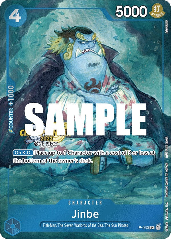Jinbe (CS 2023 Event Pack) [One Piece Promotion Cards] | Galaxy Games LLC