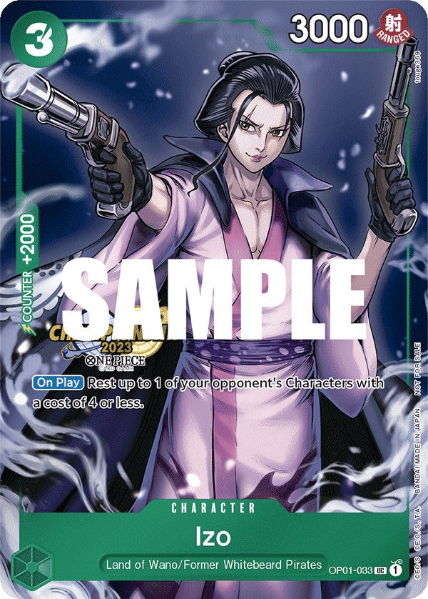 Izo (CS 2023 Celebration Pack) [One Piece Promotion Cards] | Galaxy Games LLC