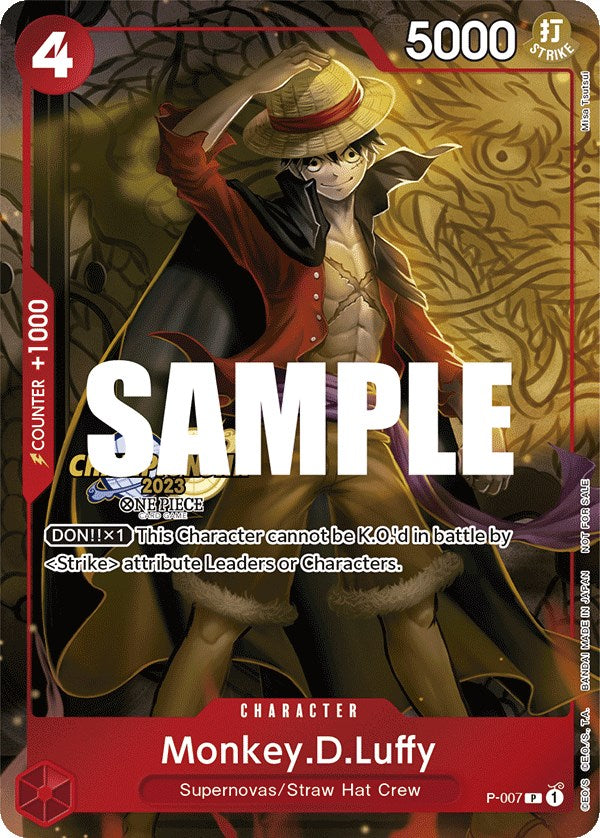 Monkey.D.Luffy (CS 2023 Celebration Pack) [One Piece Promotion Cards] | Galaxy Games LLC