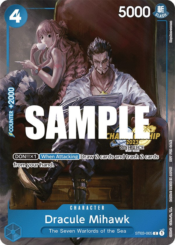 Dracule Mihawk (CS 2023 Celebration Pack) [One Piece Promotion Cards] | Galaxy Games LLC