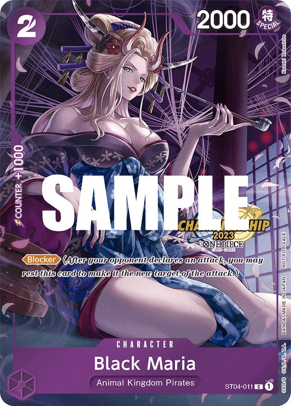 Black Maria (CS 2023 Celebration Pack) [One Piece Promotion Cards] | Galaxy Games LLC