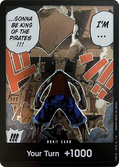 DON!! Card (Luffy vs. Crocodile) (Devil Fruits Collection Vol. 1) [One Piece Promotion Cards] | Galaxy Games LLC