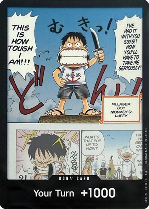 DON!! Card (Young Luffy) (Devil Fruits Collection Vol. 1) [One Piece Promotion Cards] | Galaxy Games LLC