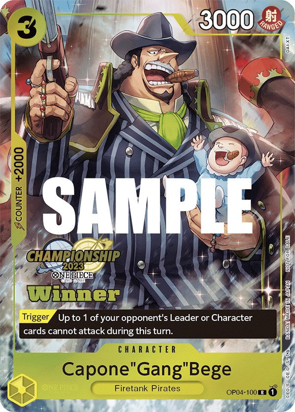 Capone"Gang"Bege (CS 2023 Top Players Pack) [Winner] [One Piece Promotion Cards] | Galaxy Games LLC
