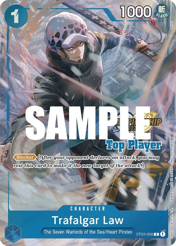 Trafalgar Law (CS 2023 Top Players Pack) [One Piece Promotion Cards] | Galaxy Games LLC