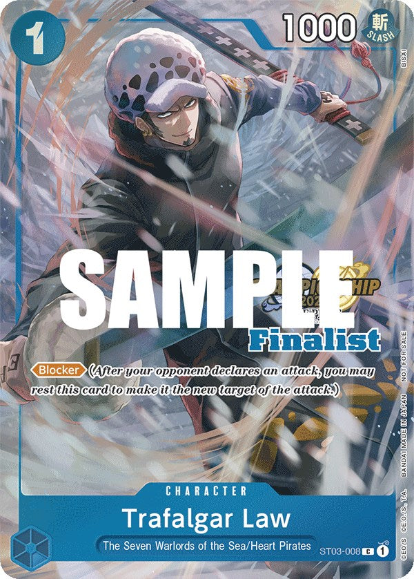 Trafalgar Law (CS 2023 Top Players Pack) [Finalist] [One Piece Promotion Cards] | Galaxy Games LLC