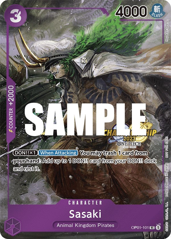 Sasaki (CS 2023 Event Pack Finalist Ver.) [One Piece Promotion Cards] | Galaxy Games LLC