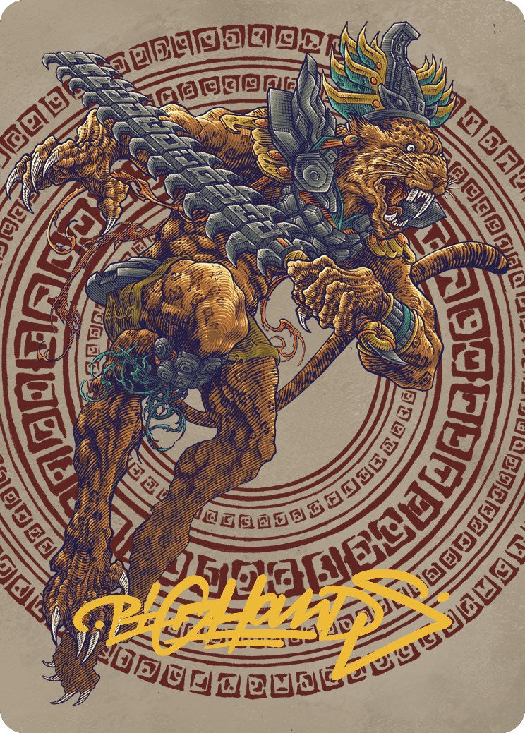Sovereign Okinec Ahau Art Card (Gold-Stamped Signature) [The Lost Caverns of Ixalan Art Series] | Galaxy Games LLC