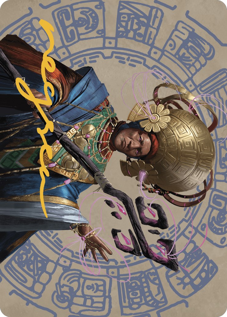 Akal Pakal, First Among Equals Art Card (46/81) (Gold-Stamped Signature) [The Lost Caverns of Ixalan Art Series] | Galaxy Games LLC