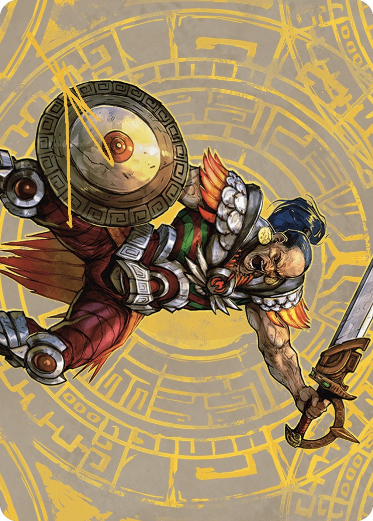 Inti, Seneschal of the Sun Art Card (Gold-Stamped Signature) [The Lost Caverns of Ixalan Art Series] | Galaxy Games LLC