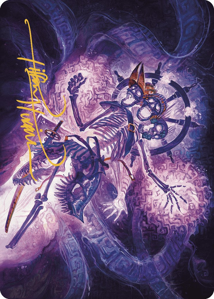 The Grim Captain Art Card (Gold-Stamped Signature) [The Lost Caverns of Ixalan Art Series] | Galaxy Games LLC