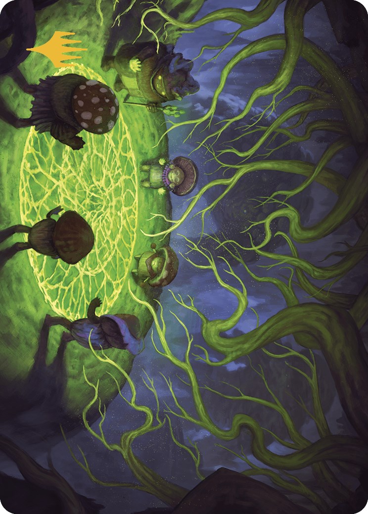 Growing Rites of Itlimoc Art Card (Gold-Stamped Planeswalker Symbol) [The Lost Caverns of Ixalan Art Series] | Galaxy Games LLC
