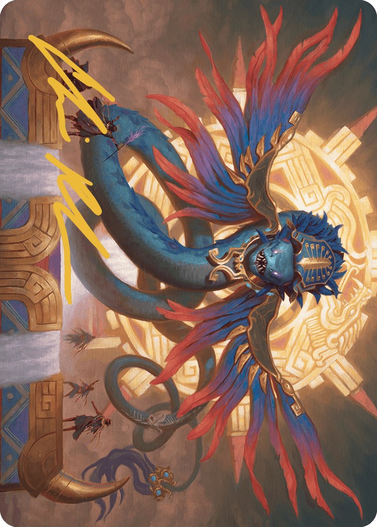 Ojer Pakpatiq, Deepest Epoch Art Card (13/81) (Gold-Stamped Signature) [The Lost Caverns of Ixalan Art Series] | Galaxy Games LLC