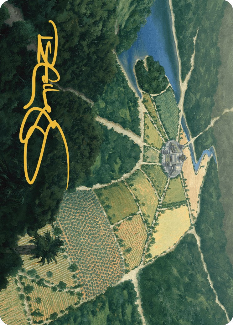 Restless Prairie Art Card (Gold-Stamped Signature) [The Lost Caverns of Ixalan Art Series] | Galaxy Games LLC