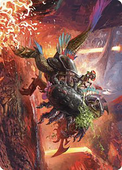 Triumphant Chomp Art Card [The Lost Caverns of Ixalan Art Series] | Galaxy Games LLC