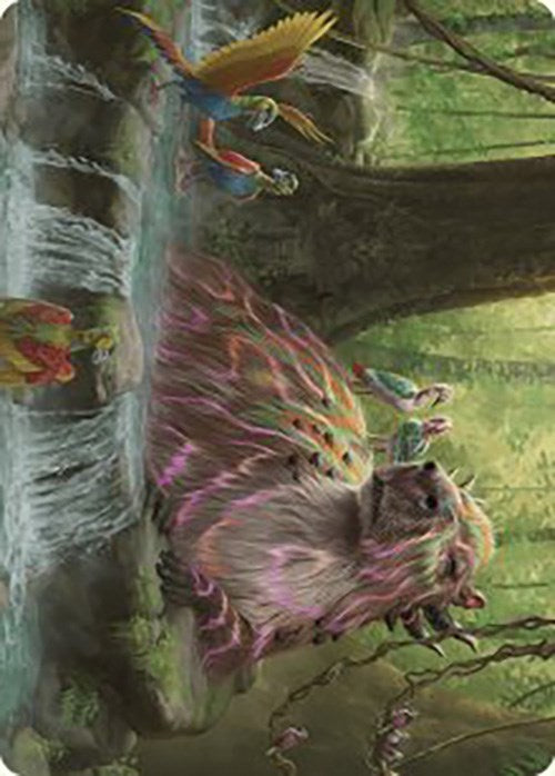 Basking Capybara Art Card [The Lost Caverns of Ixalan Art Series] | Galaxy Games LLC