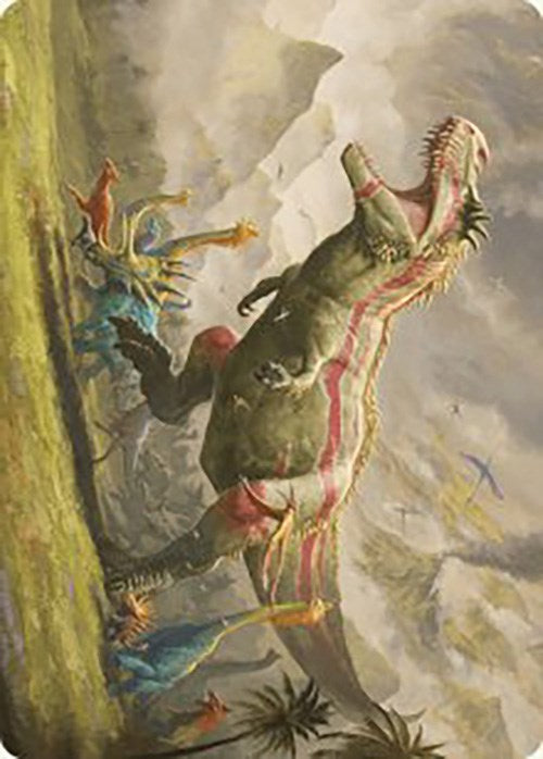 Ghalta, Stampede Tyrant Art Card [The Lost Caverns of Ixalan Art Series] | Galaxy Games LLC