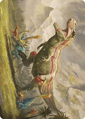 Ghalta, Stampede Tyrant Art Card [The Lost Caverns of Ixalan Art Series] | Galaxy Games LLC