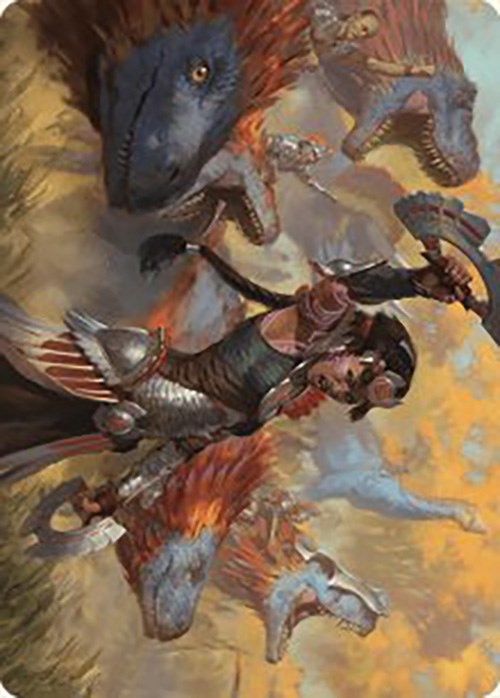 Huatli, Poet of Unity Art Card [The Lost Caverns of Ixalan Art Series] | Galaxy Games LLC
