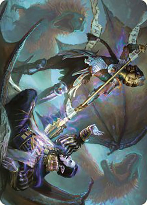 Huatli's Final Strike Art Card [The Lost Caverns of Ixalan Art Series] | Galaxy Games LLC