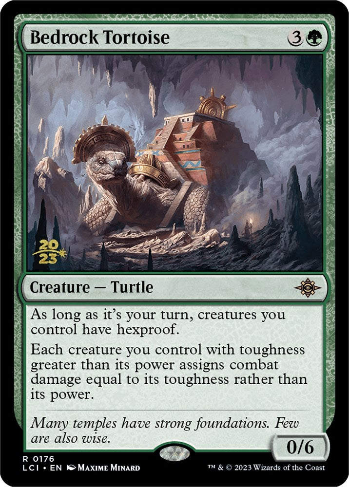 Bedrock Tortoise [The Lost Caverns of Ixalan Prerelease Cards] | Galaxy Games LLC