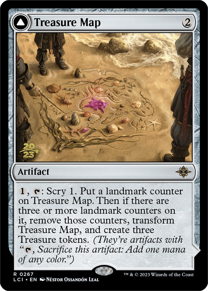 Treasure Map // Treasure Cove [The Lost Caverns of Ixalan Prerelease Cards] | Galaxy Games LLC