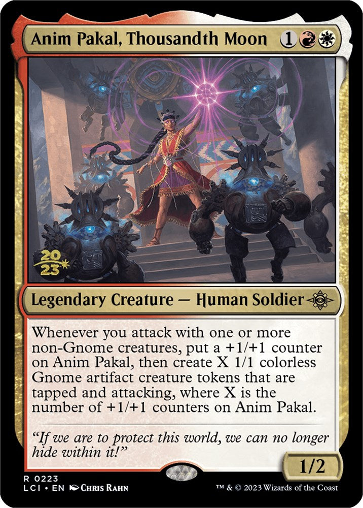 Anim Pakal, Thousandth Moon [The Lost Caverns of Ixalan Prerelease Cards] | Galaxy Games LLC