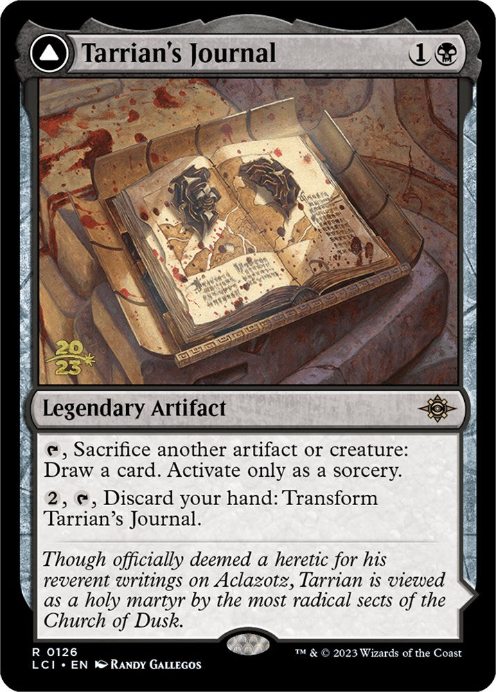 Tarrian's Journal // The Tomb of Aclazotz [The Lost Caverns of Ixalan Prerelease Cards] | Galaxy Games LLC