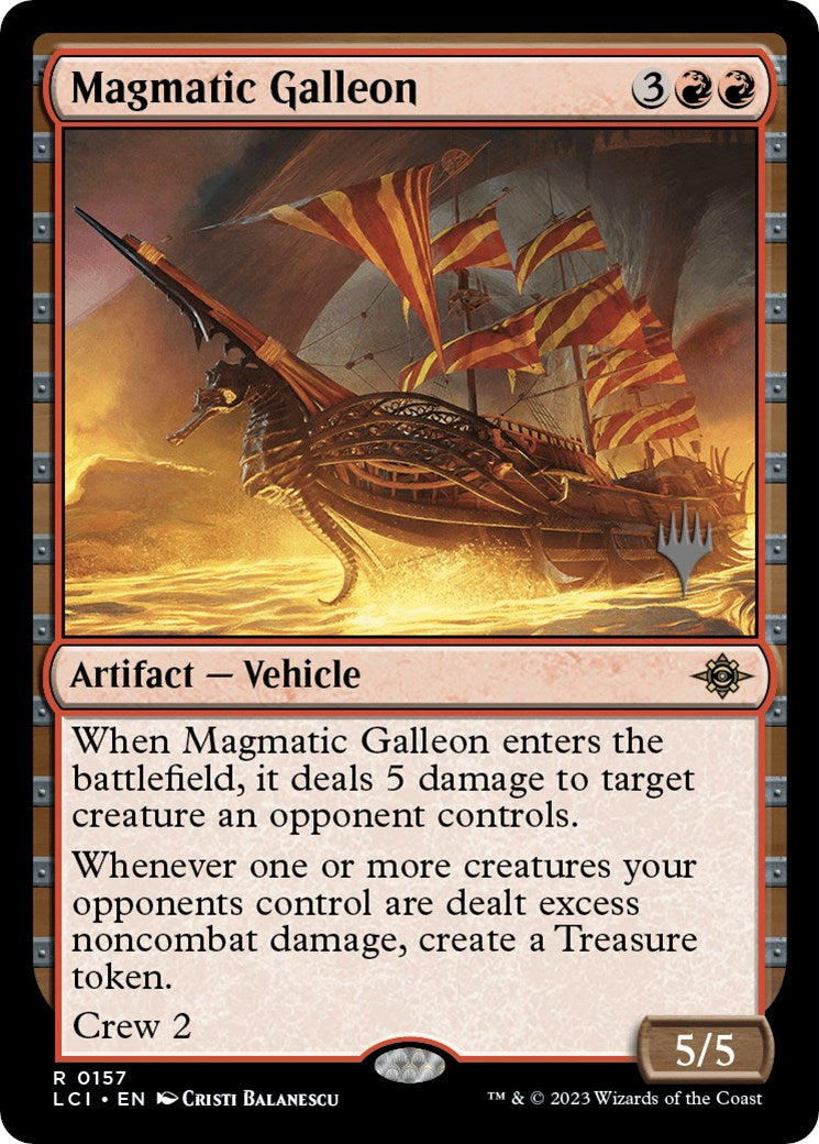 Magmatic Galleon (Promo Pack) [The Lost Caverns of Ixalan Promos] | Galaxy Games LLC