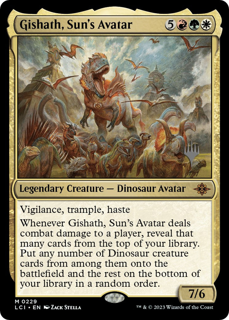 Gishath, Sun's Avatar (Promo Pack) [The Lost Caverns of Ixalan Promos] | Galaxy Games LLC