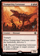 Trumpeting Carnosaur (Promo Pack) [The Lost Caverns of Ixalan Promos] | Galaxy Games LLC